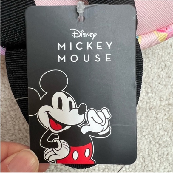 NWT Mickey Minnie Mouse Donut Mini Backpack Purse - Picture 6 of 8